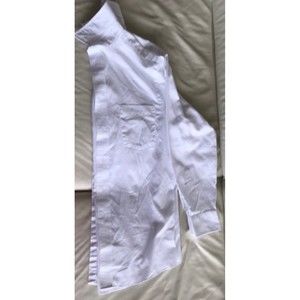 Chaps Wrinkle Free White Mens Shirt 15 32/33regular Fit Cotton Blend